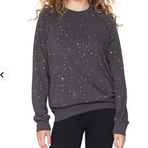 Spiritual Gangster Dreamers Sky Star Print Sweatshirt